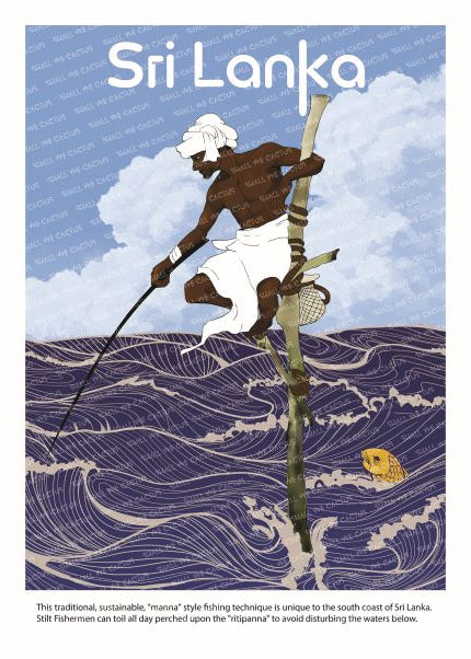 Stilt Fishermen Poster
