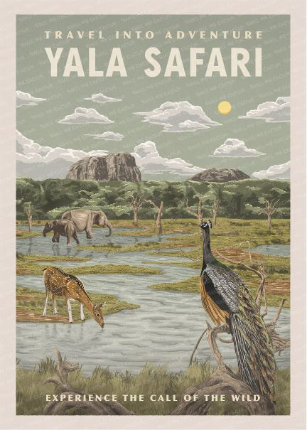Sri Lanka Safari Posters Postcards