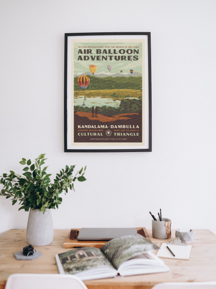 DambullaSriLankanPosterPostcard