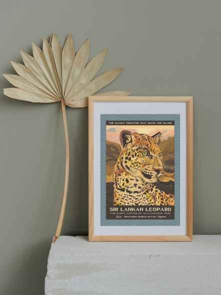 Safari Sri Lankan Posters Postcards